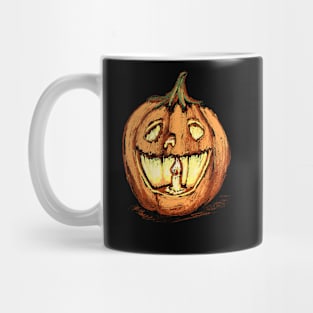 Crayon Jack O'Lantern Mug